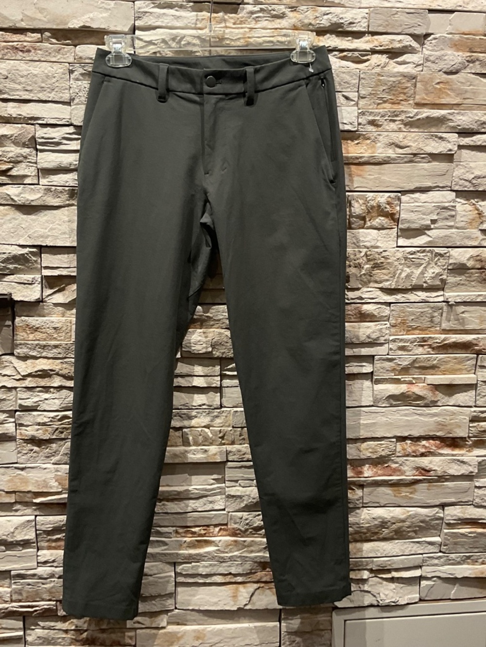 Lululemon Men’s ABC Classic Fit , Warpstreme Trousers , Color Green, Size 29 - Picture 4 of 6